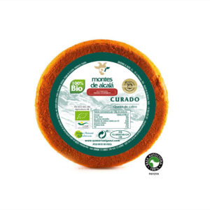 queso ecológico curado en pimentón