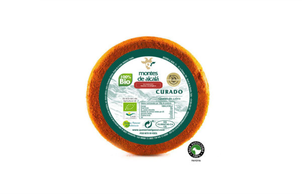 queso ecológico curado en pimentón
