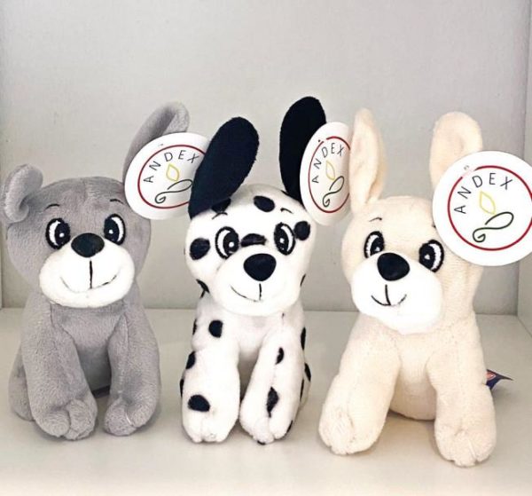 Peluche perrito solidario