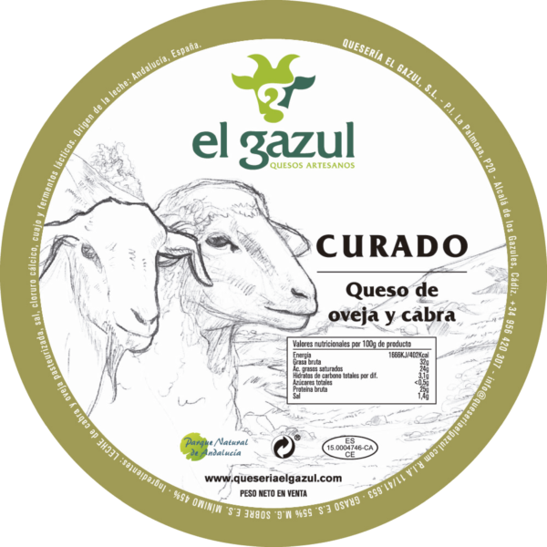 Queso Curado Mezcla Oveja y Cabra de Raza Payoya - Imagen 3