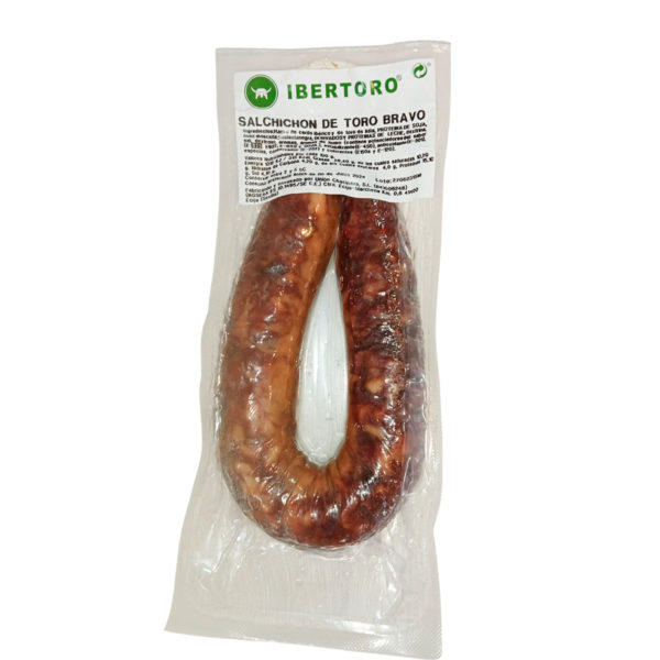 Salchichón de toro bravo de lidia Ibertoro | 300 gr