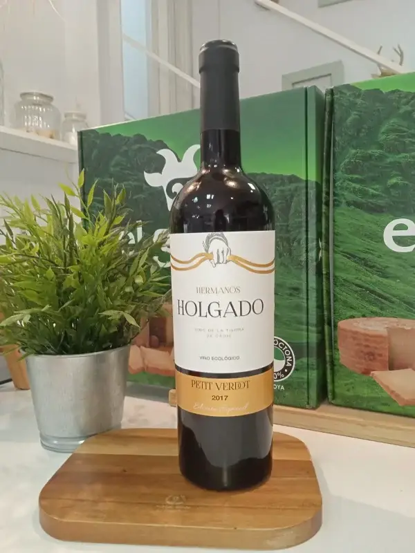 Vino eco Petit Verdot Hermanos Holgado