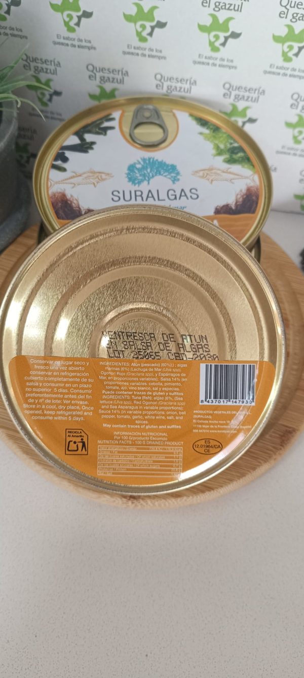 Algas con ventresca de atún en salsa Suralgas - Imagen 2