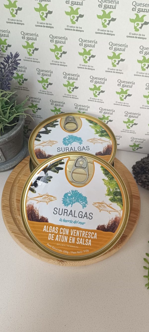 Algas con ventresca de atún en salsa Suralgas